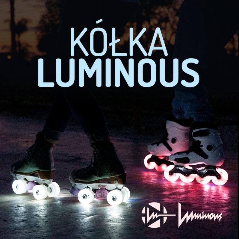 Świecące koła Luminous wheels do rolek, wrotek, longboardów i hulajnóg - zabłyśnij!