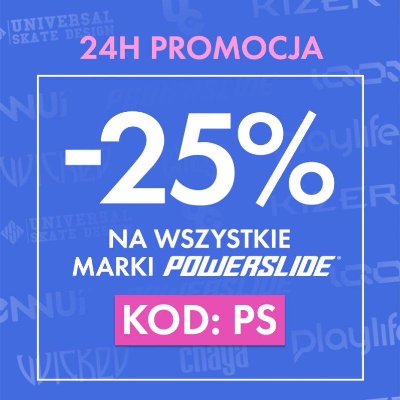 -25% na produkty wszystkich marek Powerslide!