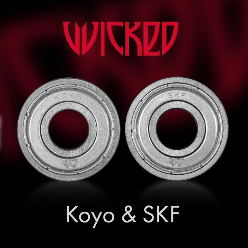 Nowe łożyska do rolek Wicked - Koyo oraz SKF - co to jest?
