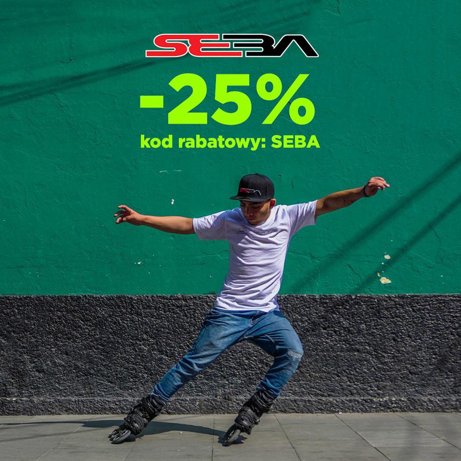 Promocja na rolki i akcesoria firmy Seba w Bladeville - zaoszczędź do 25%!