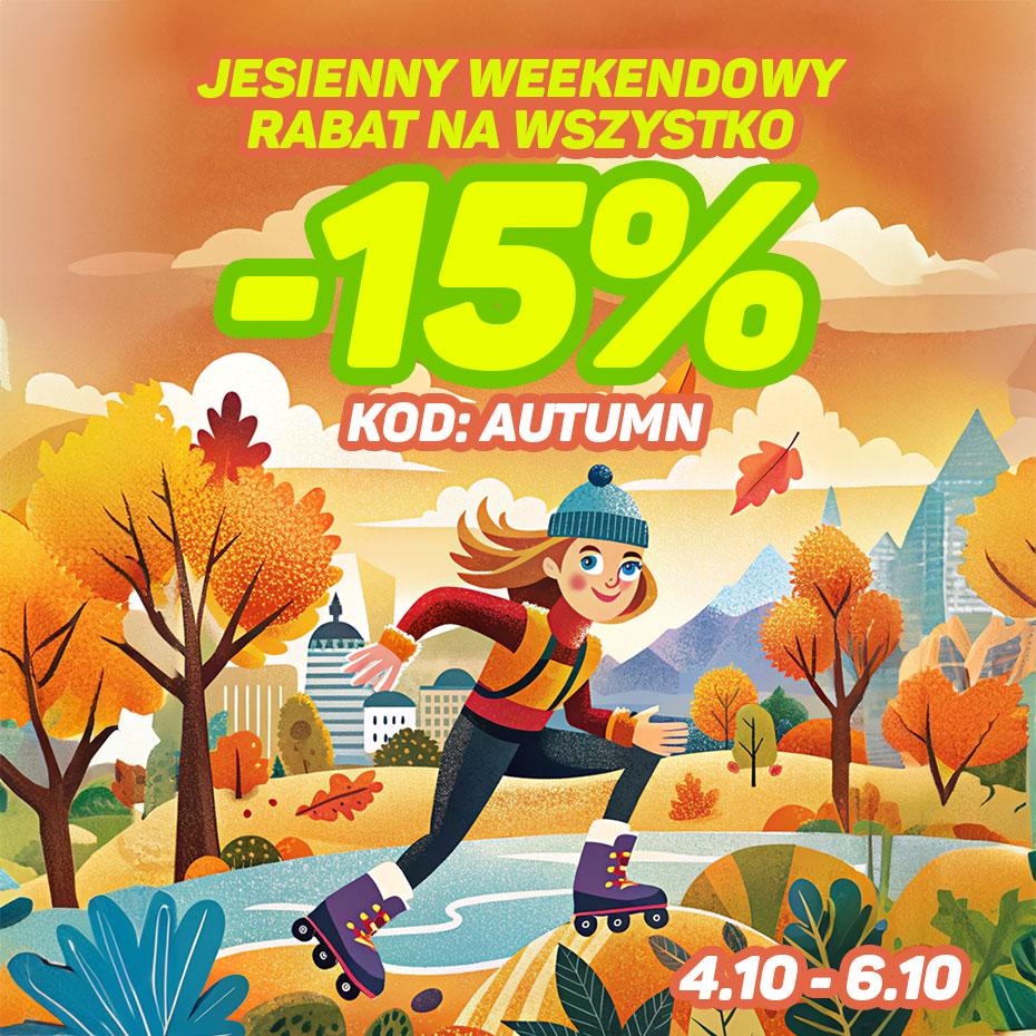 Jesienny weekendowy rabat na wszystko -15%