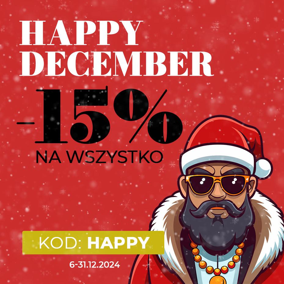 Happy December - Rabat 15% na wszystkie produkty