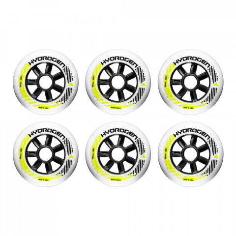 Kółka - Kółka do Rolek Rollerblade Hydrogen 100mm/85a - Białe (6 szt.) - Zdjęcie 1