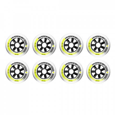 Kółka - Kółka do Rolek Rollerblade Hydrogen 100mm/85a - Białe (8 szt.) - Zdjęcie 1
