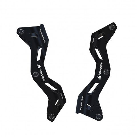 Szyny - Szyny do rolek Rollerblade 236mm 3x110 Rockering - Czarne - Zdjęcie 1