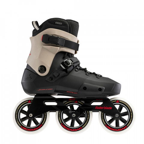 Rolki - Rolki Rollerblade Twister Edge 110 3WD - Czarno/Piaskowy - Zdjęcie 1