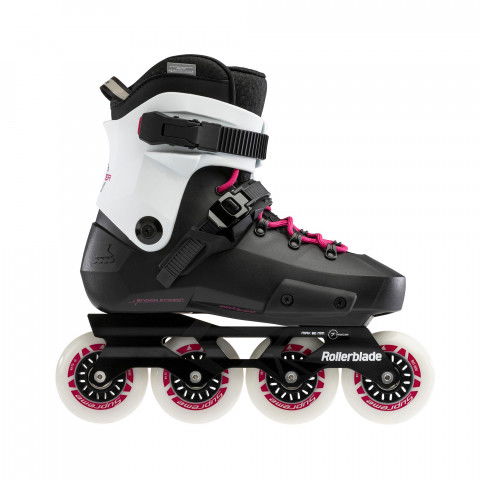 Rolki - Rolki Rollerblade Twister Edge W - Czarno/Magenta - Zdjęcie 1