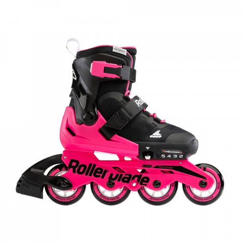 Rolki - Rolki Rollerblade Microblade - Czarno/Różowe - Zdjęcie 1