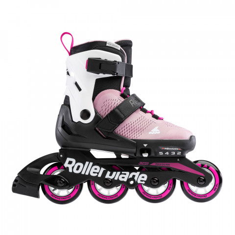 Rollerblade - Rolki Rollerblade Microblade G - Różowo/Białe - Zdjęcie 1