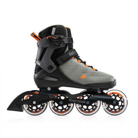 Rolki - Rolki Rollerblade Sirio 90 - Szaro/Pomrańczowe - Zdjęcie 1