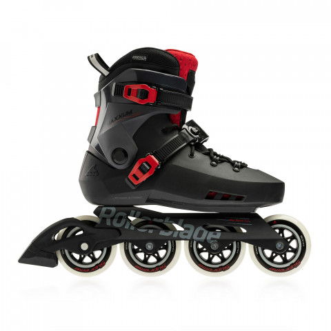 Rolki - Rolki Rollerblade Maxxum XT - Czarno/Czerwone - Zdjęcie 1