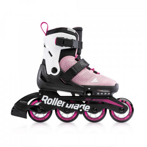 Rolki - Rolki Rollerblade Microblade - Różowo/Białe - Zdjęcie 1
