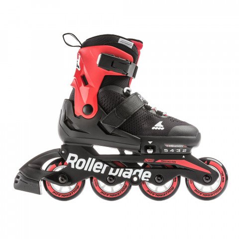 Rolki - Rolki Rollerblade Microblade - Czarno/Czerwone - Zdjęcie 1