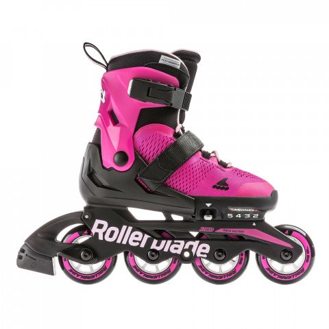 Rolki - Rolki Rollerblade Microblade G - Czarno/Różowe - Zdjęcie 1