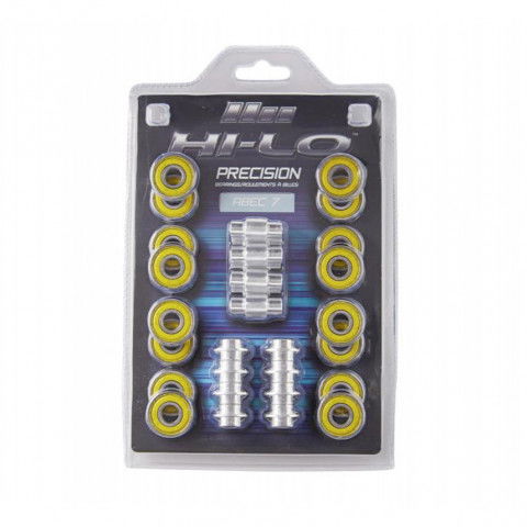Łożyska - Łożyska do rolek Mission Hi-Lo RH ABEC 7 608 (16 szt.) - Zdjęcie 1