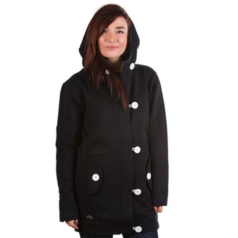 Bluzy - Bluza Ucon Button Omma Jacket - Czarna - Zdjęcie 1