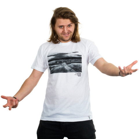 Koszulki - Koszulka Vibralux Montana Sunshine T-shirt - Biały - Zdjęcie 1