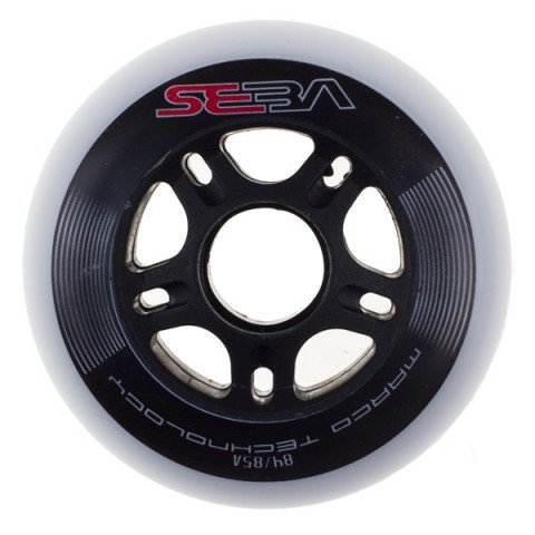 Promocje - Kółka do Rolek Seba CW Wheel 84mm/85a - Biało/Czarne - Zdjęcie 1