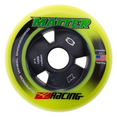 Kółka - Kółka do Rolek Matter Rollski XC Racing F1 100 - Żółte (1 szt.) - Zdjęcie 1