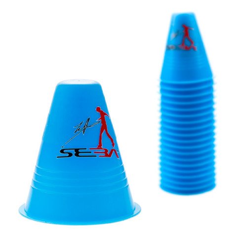 Kubeczki do Slalomu - Seba Slalom Cones Dual Density - Niebieskie (20 szt.) - Zdjęcie 1