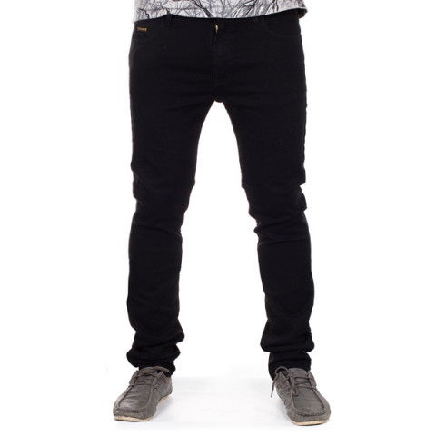 Spodnie - The Hive Stretch Crew Denim - Czarne - Zdjęcie 1