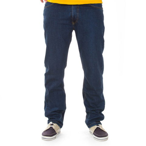 Spodnie - Intruz Mini Logo Jeans - Granatowe - Zdjęcie 1