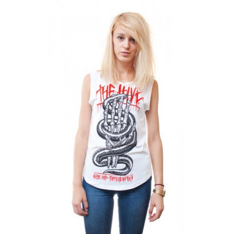 Koszulki - Koszulka The Hive Snake N Bones Tank-Top - Biały - Zdjęcie 1