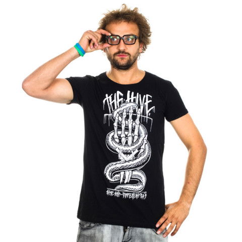 Koszulki - Koszulka The Hive Snake N Bones T-shirt - Czarny - Zdjęcie 1