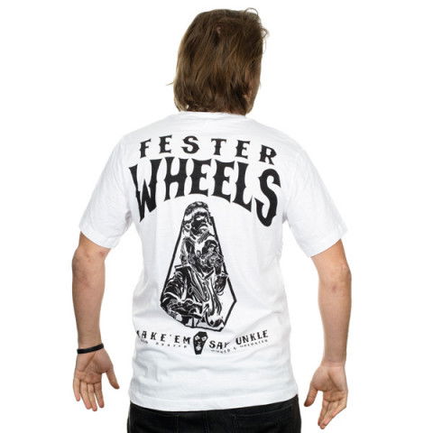 Koszulki - Koszulka Fester Wheels Joey Chase Pro T-shirt - Biały - Zdjęcie 1