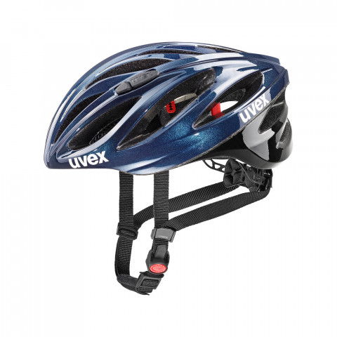 Kaski - Kask Uvex Boss Race - Granatowo/Czarny - Zdjęcie 1