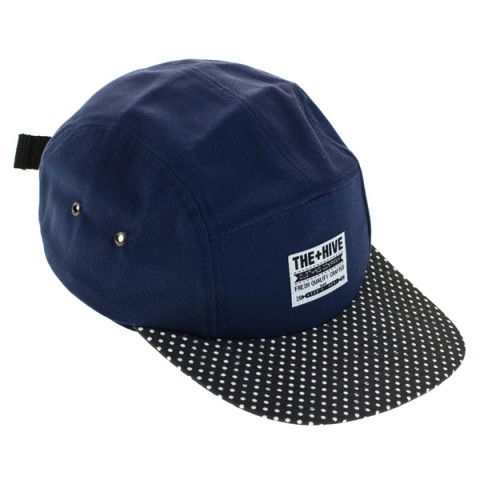 Czapki z daszkiem - Czapka z daszkiem The Hive Dots 5 Panel Cap - Granatowa - Zdjęcie 1