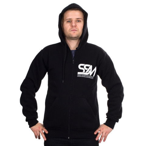 Bluzy - Bluza Shima Skate Manufacture Logo Hooded - Czarna - Zdjęcie 1