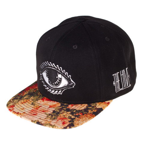 Czapki z daszkiem - Czapka z daszkiem The Hive Flowers Snapback - Czarna - Zdjęcie 1