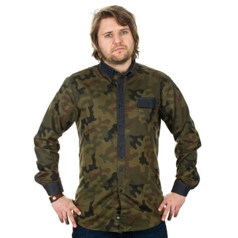 Koszule - The Hive Kamuflage Shirt - Moro - Zdjęcie 1