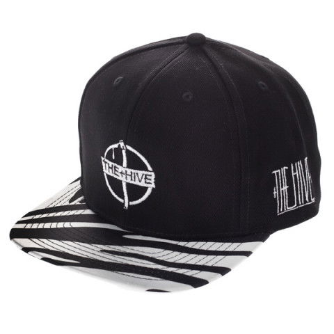 Czapki z daszkiem - Czapka z daszkiem The Hive Logo Zebra Snapback - Czarna - Zdjęcie 1