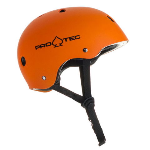 Kaski - Kask Pro-tec Classic Matte Helmet - Orange - Zdjęcie 1