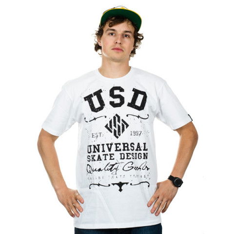 Koszulki - Koszulka Usd Propaganda T-shirt - Biały - Zdjęcie 1