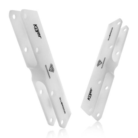 Szyny - Szyny do rolek Kizer Diamond Frame - Białe - Zdjęcie 1