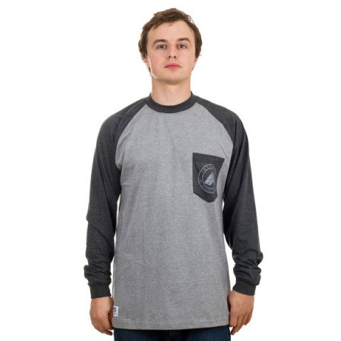 Longsleeve - Longsleeve Intruz Wolf Pocket Longsleeve - Szary - Zdjęcie 1