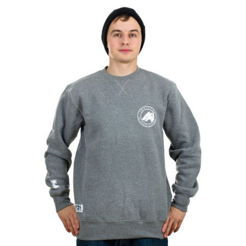 Bluzy - Bluza Intruz Mini Wolf Crewneck - Szary - Zdjęcie 1