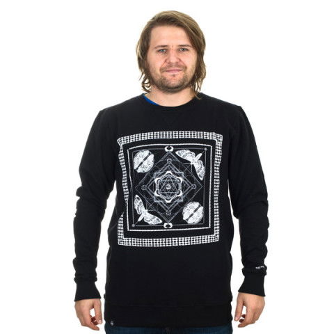 Bluzy - Bluza The Hive Moths Jumper Crewneck - Czarny - Zdjęcie 1