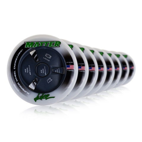 Promocje - Kółka do Rolek Matter Juice F2 105 Hollow Core - Białe (8 szt.) - Zdjęcie 1