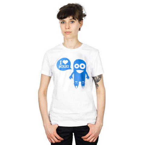Koszulki - Koszulka Bladeville I <3 Rolki Monster Woman T-Shirt - Biały - Setup - Zdjęcie 1