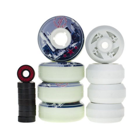 Kółka - Kółka do Rolek Sic Urethane Anti-rocker Combo - Setup - Zdjęcie 1