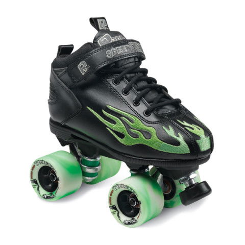 Wrotki - Wrotki Sure Grip Rock Flame - Czarno/Zielone - Zdjęcie 1