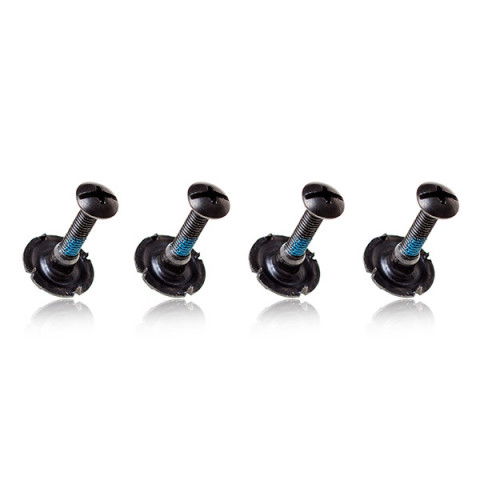 Śruby / Tulejki - Powerslide Mounting Screws Medium - Czarne (4 szt.) - Zdjęcie 1
