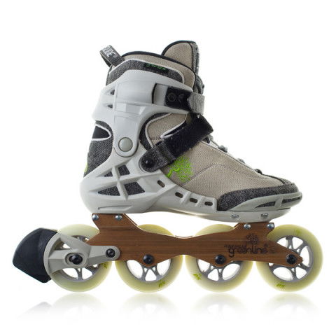 Rolki - Rolki Powerslide Phuzion 5 Greenline - Powystawowe - Zdjęcie 1