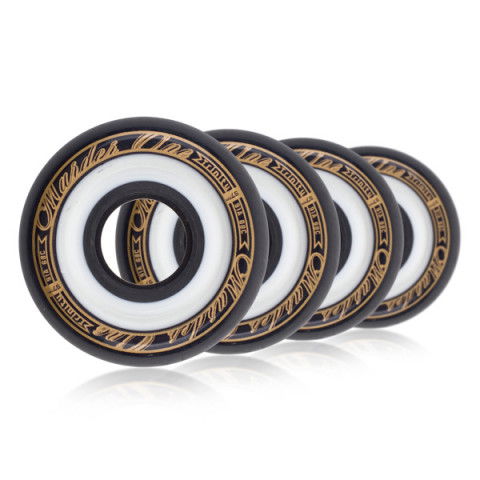 Promocje - Kółka do Rolek M1 Urethane Trinity 57mm/91a - Czarno/Złote - Zdjęcie 1