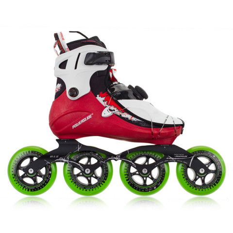 Rolki - Rolki Powerslide Vi Skates 100 Red - Zdjęcie 1