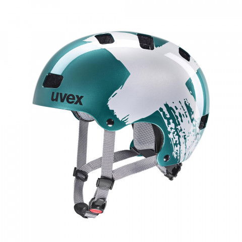 Kaski - Kask Uvex Kid 3 – Turkusowo/Srebrny - Zdjęcie 1